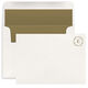 Corner Initial Wreath Flat Note Cards - Letterpress Image 3 of 3